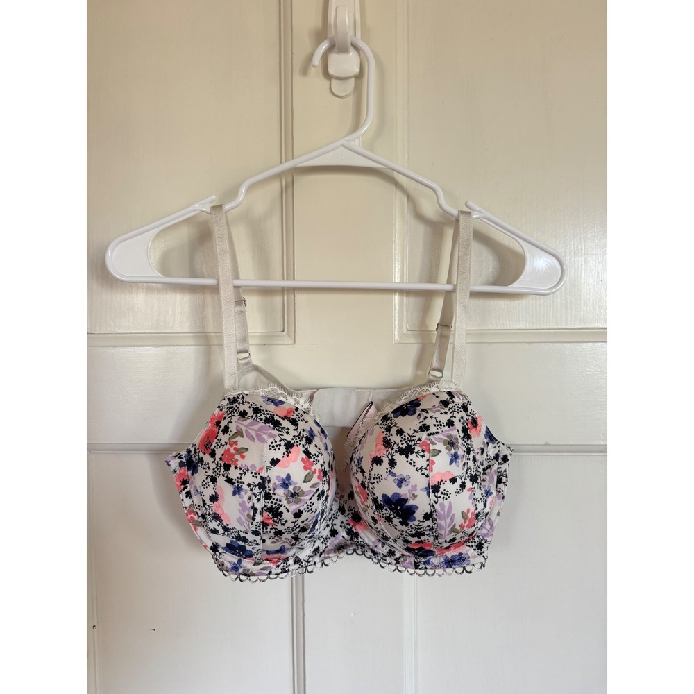 Victoria's Secret floral lined Demi bra size 38C